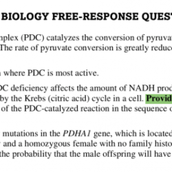 Unit 5 progress check frq ap biology