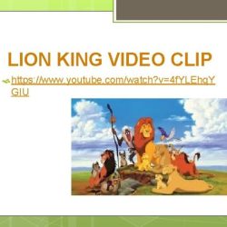 Lion king ecology answer key