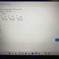 Predict the major product of the following reaction sequence.